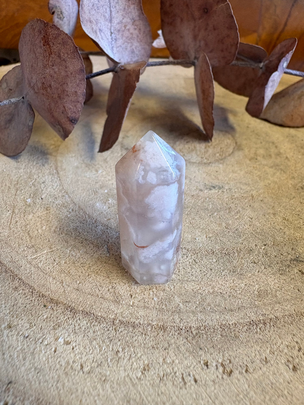Flower Agate Mini Point SKU 26220E