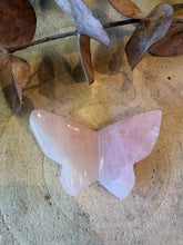 Rose Quartz Butterfly Carving SKU 26826RQ