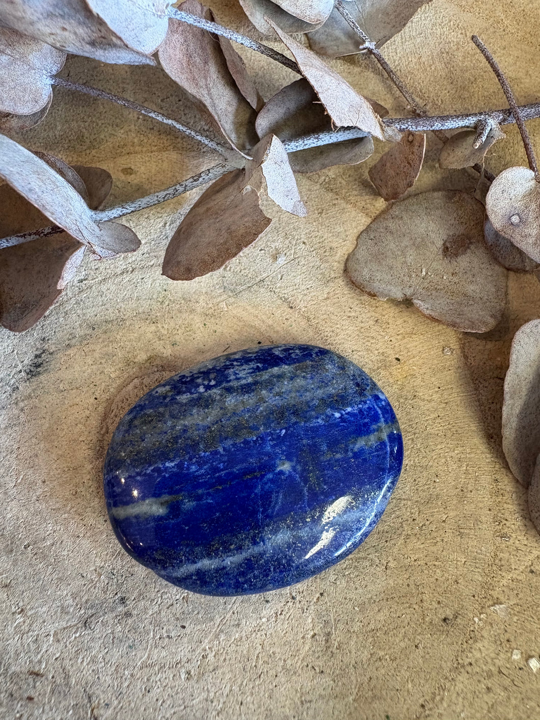 Lapis Lazuli Smooth Stone SKU 24465A