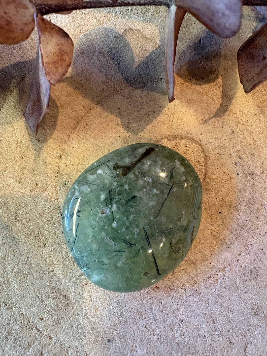 Prehnite Smooth Stone SKU 26893B