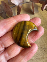 Tiger Eye Moon Carving SKU 26208A