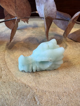 Caribbean Calcite Dragon Head Carving SKU CCD