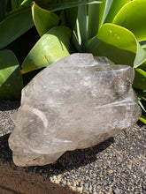 Smoky Quartz Point Skull Carving SKU 26597