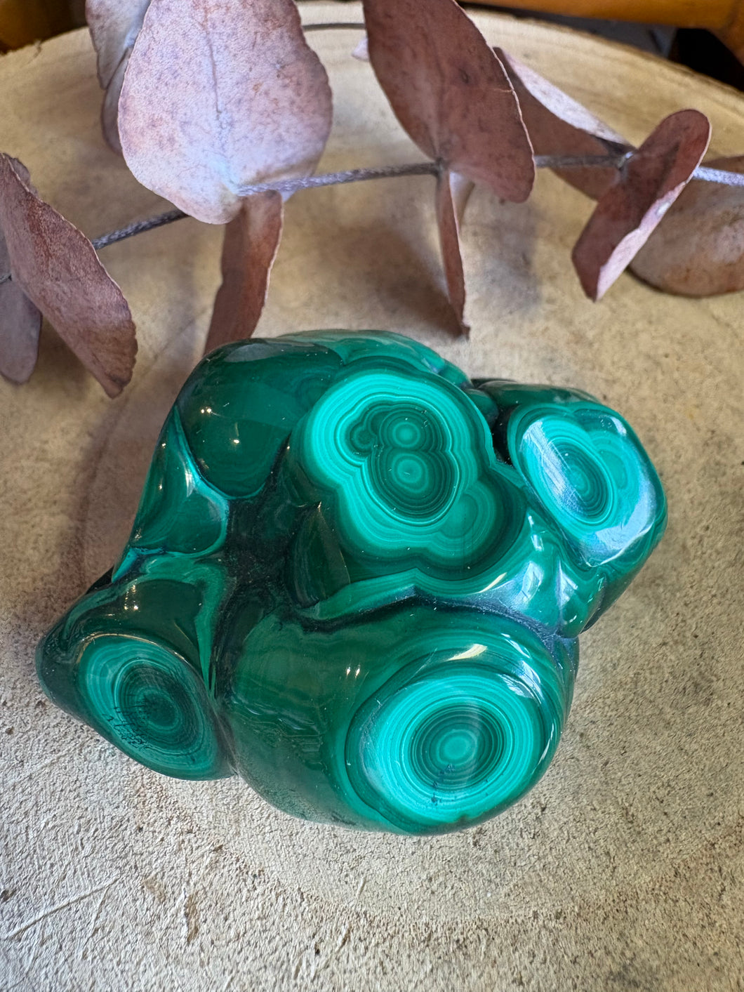 Malachite Polished Freeform SKU 26010