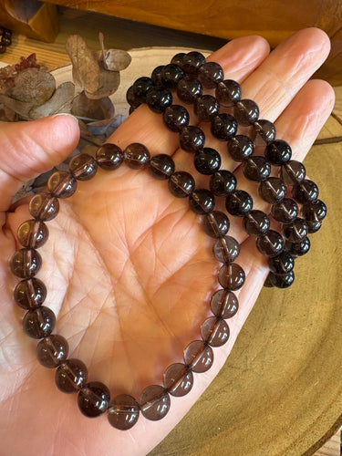 Smoky Quartz Bead Bracelet SKU 25246