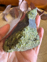 Peridot on Basalt Chunk SKU 26328