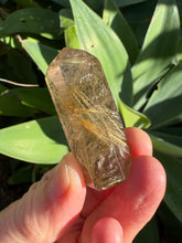 Gold Rutilated Quartz Point SKU 26382