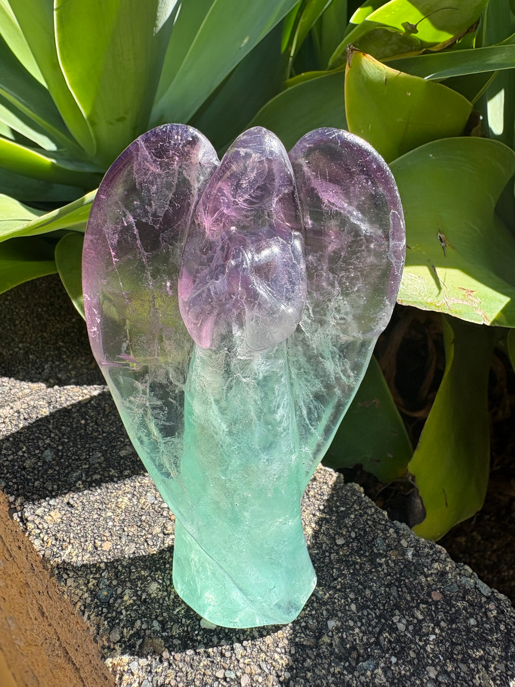 Rainbow Fluorite Angel SKU 26720