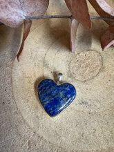 Entia Sterling Silver Lapis Lazuli Heart Pendant SKU 26042