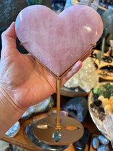Rose Quartz Heart on Stand SKU 26799