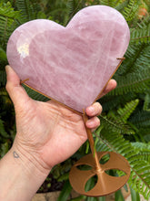 Rose Quartz Heart on Stand SKU 26798