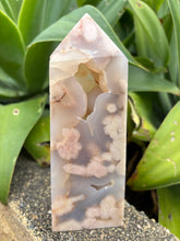 Flower Agate Obelisk SKU 27083