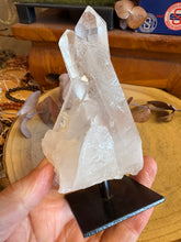 Clear Quartz Cluster on Stand SKU 26559