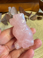 Rose Quartz Dog Carving SKU 26088A