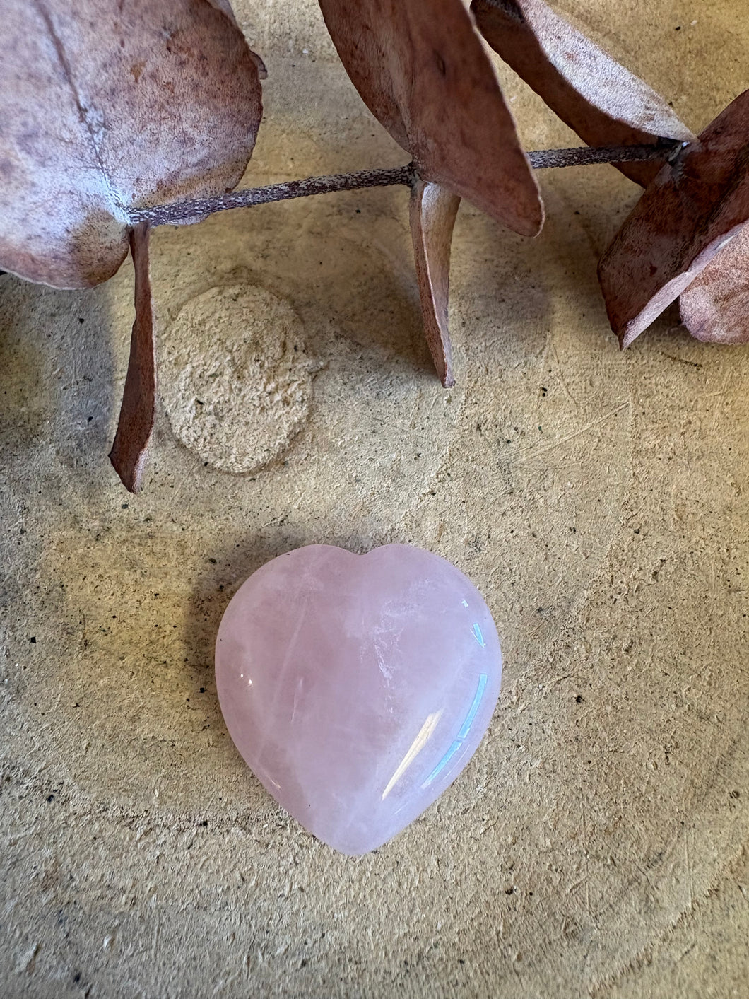 Rose Quartz Heart SKU 25654A