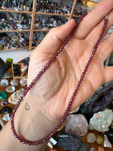 Entia Rhodolite Garnet Beaded Necklace SKU 26035