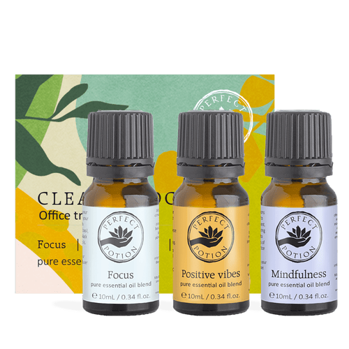 Perfect Potion Clear & Focused Essential Oil Blend Trio