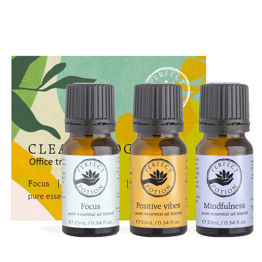 Perfect Potion Clear & Focused Essential Oil Blend Trio