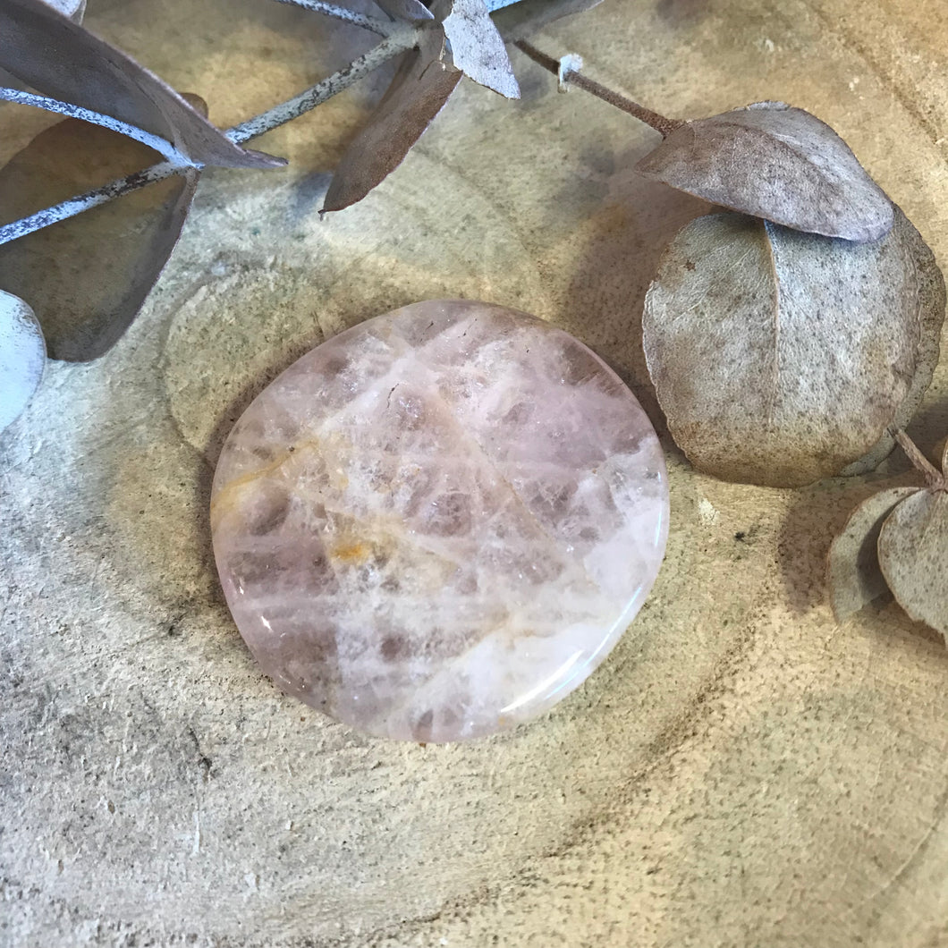 Rose Quartz Smooth Stone SKU 23053RQ1