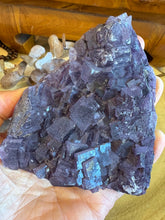 Cubic Purple Fluorite Cluster SKU 25034