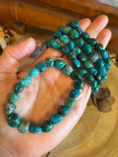 Chrysocolla Bead Bracelet SKU 24644