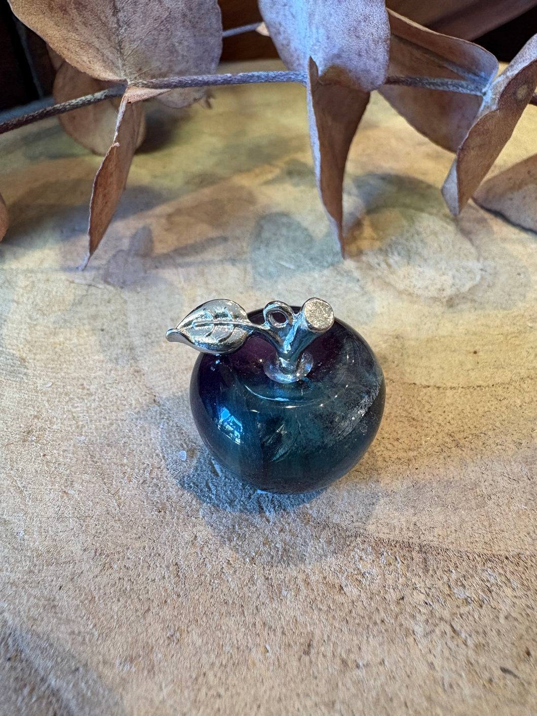 Rainbow Fluorite Mini Apple SKU 26664C