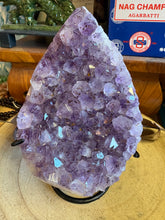Amethyst Teardrop Cluster in Stand SKU 26162