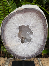 Agate & Quartz Geode on Stand SKU 25378