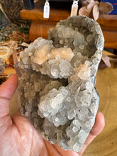 Chalcedony & Stilbite Standing Cluster SKU 25771