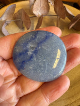 Blue Quartz Smooth Stone SKU 25601B