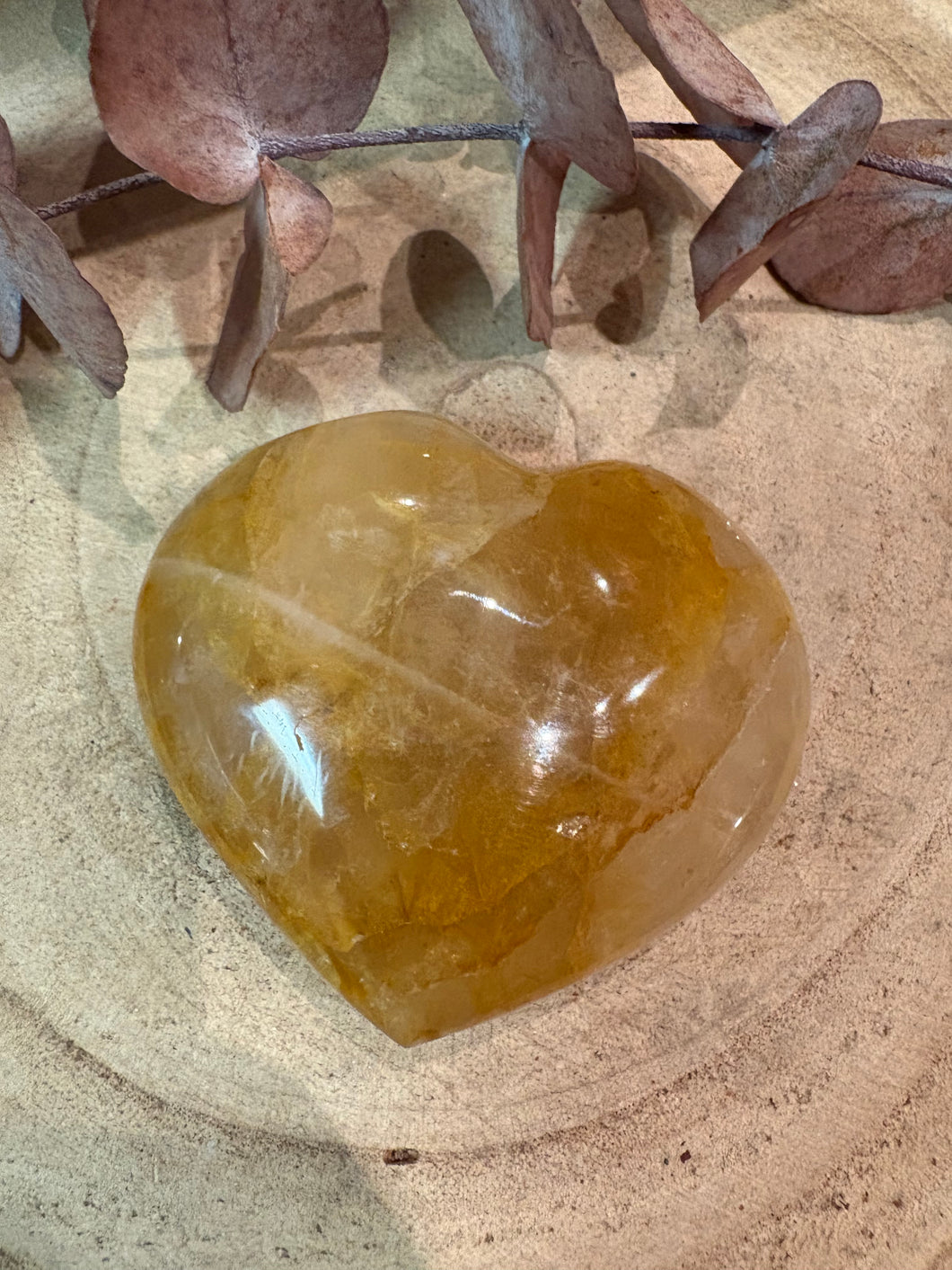 Golden Healer Quartz Heart SKU 26881