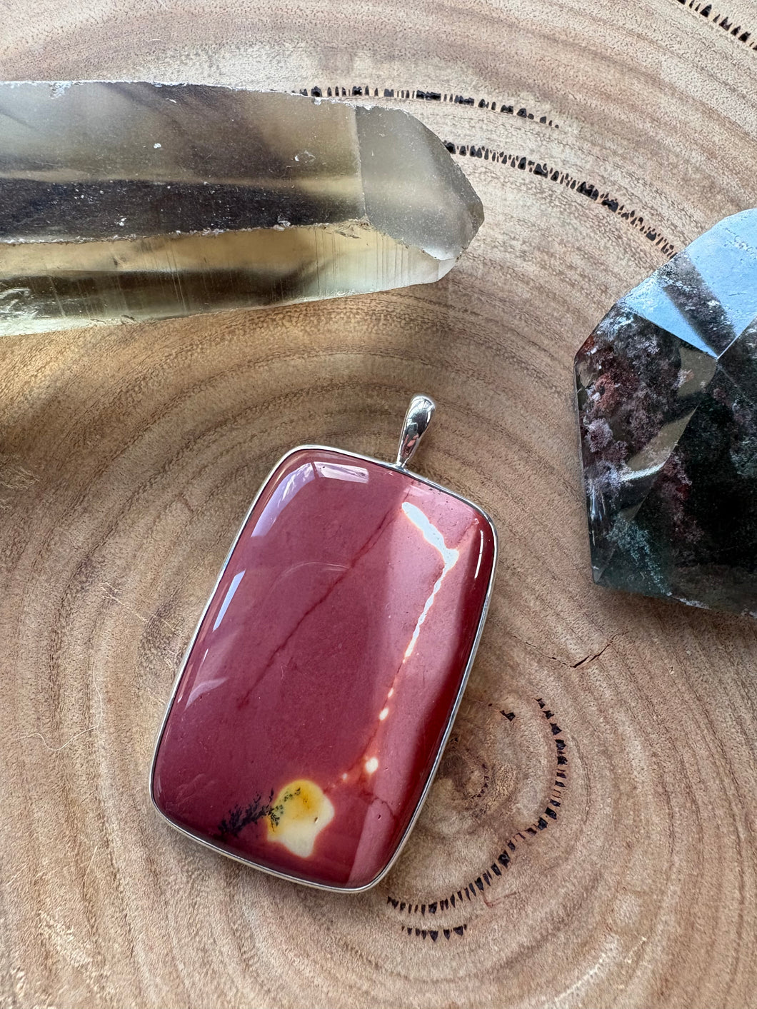 Entia Sterling Silver Mookaite Pendant SKU 26433