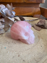 Rose Quartz Skull Carving SKU 24631