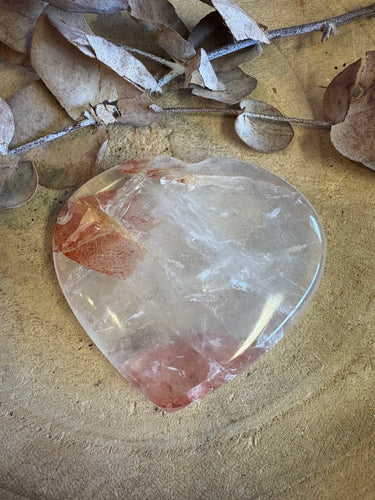 Hematoid Quartz Heart SKU 24916