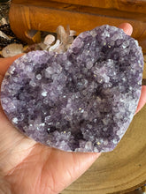 Amethyst Cluster Heart SKU 25329