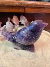 Chevron Amethyst Bird Carving SKU 26615CA