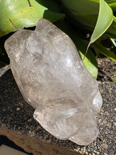 Smoky Quartz Point Skull Carving SKU 26597