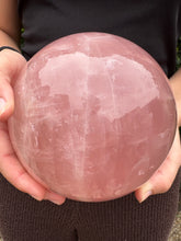 Rose Quartz Large Sphere SKU 25425
