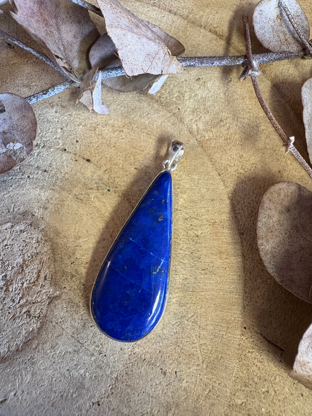 Sterling Silver Lapis Lazuli Pendant SKU 25341