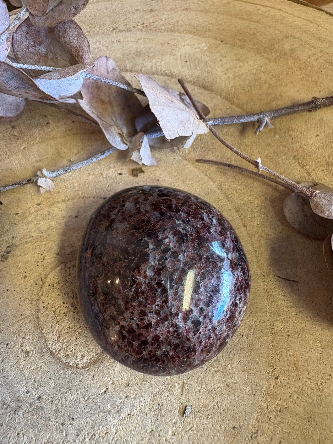 Garnet Palm Stone SKU 25449