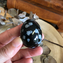 Snowflake Obsidian Egg SKU 23094A