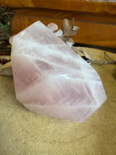 Rose Quartz Facet Cut Freeform SKU 25394