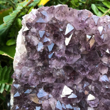 Amethyst Cluster in Metal Stand SKU 23778