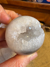 Clear Quartz Geode Sphere SKU 26165