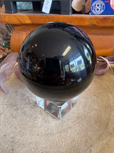 Black Obsidian Sphere SKU 25690