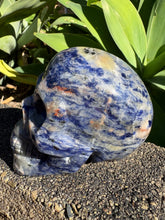 Sodalite Skull Carving SKU 26581