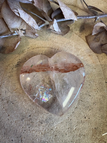 Hematoid Quartz Heart SKU 24919