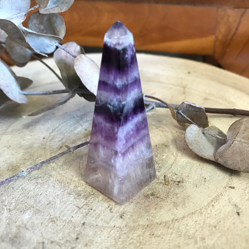 Rainbow Fluorite Obelisk SKU 23117