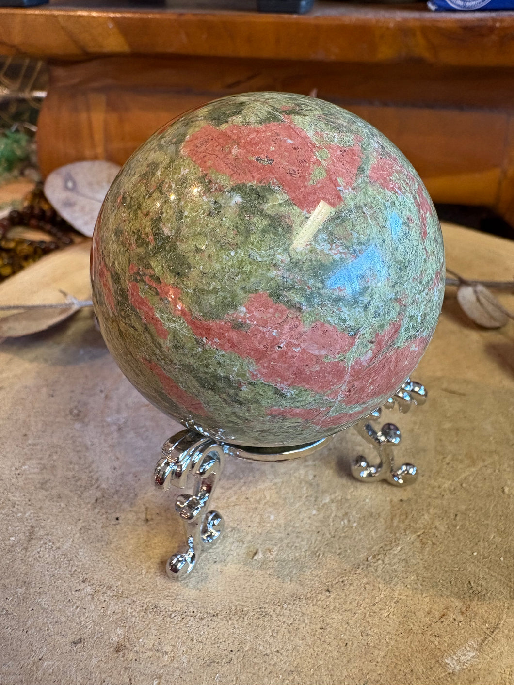 Unakite Sphere SKU 24759