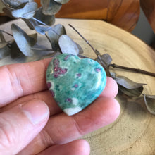 Ruby Fuchsite Heart SKU 19274A